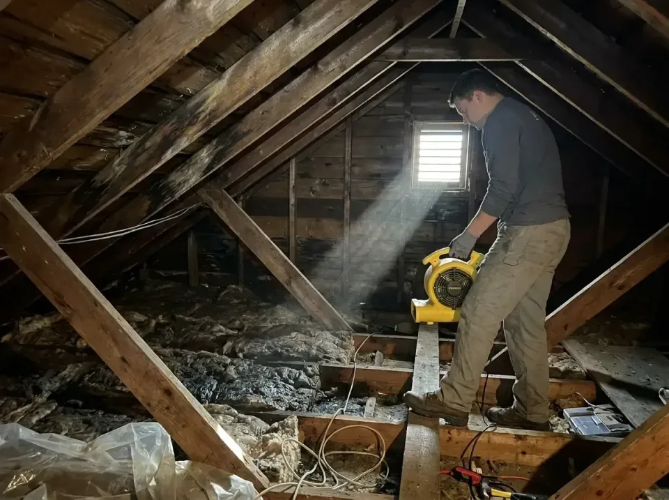 attic-water-damage-drying-proc-007 — frequently asked questions, Emergency Water Extraction & 24/7 Flood Response in Ludowic…